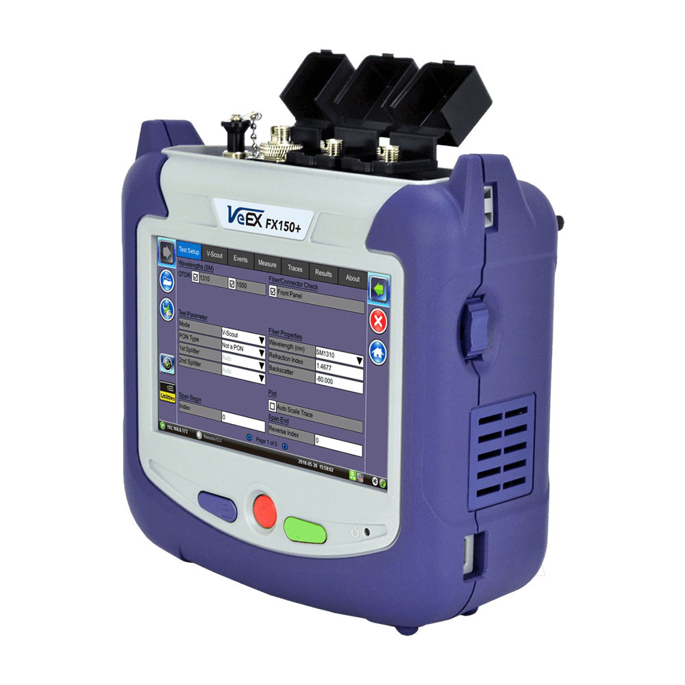 OTDR (Optical Time Domain Reflectometer) | VeEX | FX150+