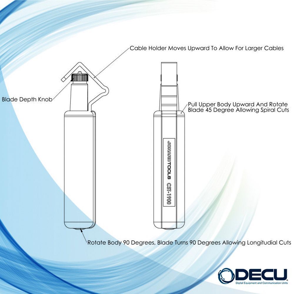 Pelador de Cable Circular | Jonard Tools | CST-1900 - Imagen 3