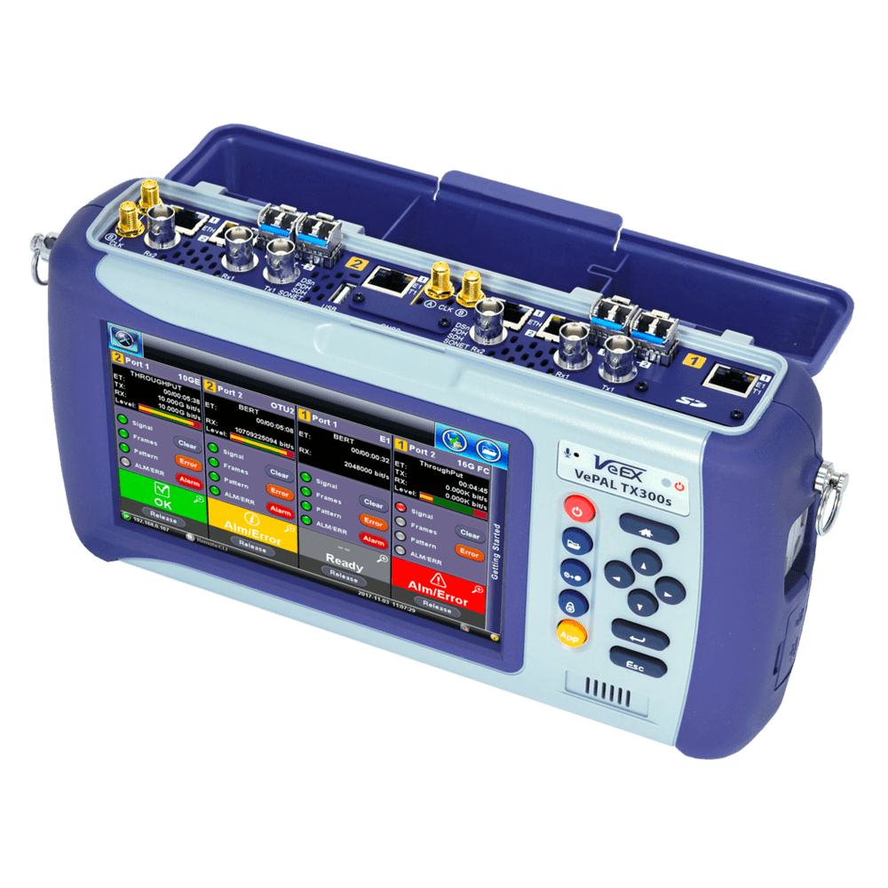 Plataforma de Prueba Multi-Servicios - Hasta 10G | VeEX | TX300s