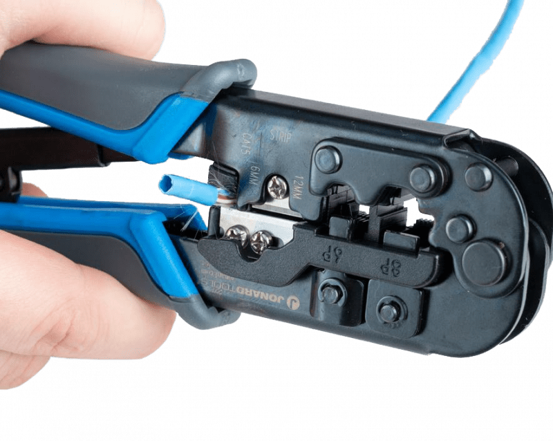 Crimpadora de Conectores RJ45 | Cat 5e Cat 6 | UC-864