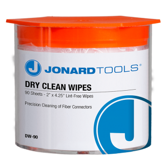 Toallas Secas para Limpieza de Fibra Optica | Jonard Tools | DW-90