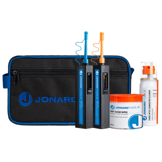 Kit de Limpieza de Conectores de Fibra Óptica | Jonard Tools | TK-182