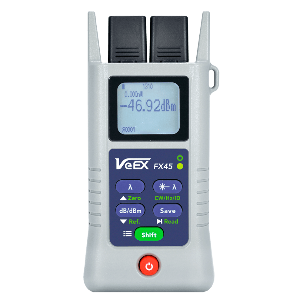 Medidor de Potencia Óptica - Fuente de Luz | VeEX | FX45