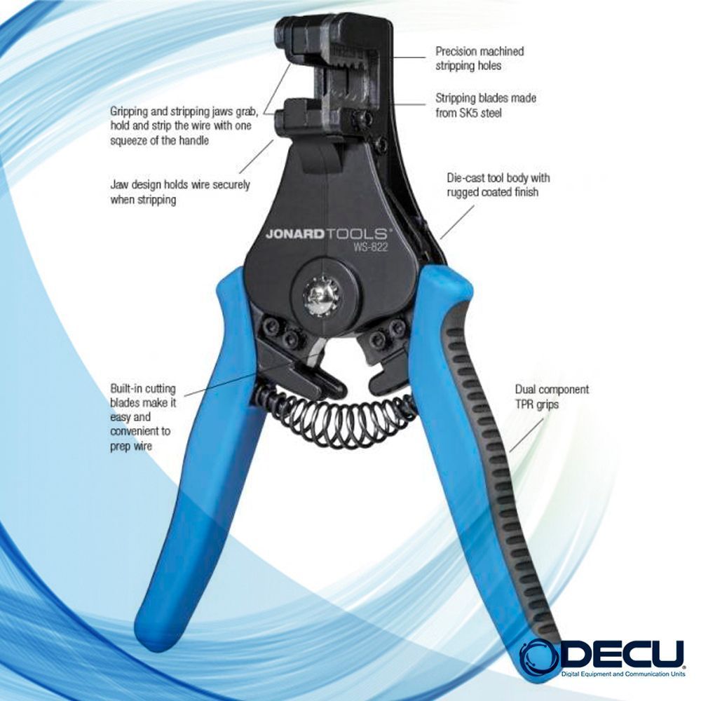 Pelacables Automático con Cortador 8-22 AWG | Jonard Tools | WS-822 - Imagen 5