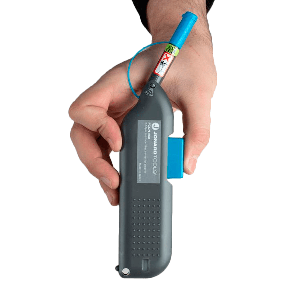 One-Click-Cleaner para Conectores de Fibra Óptica Cabeza Angulada | Jonard Tools | FCCN-250