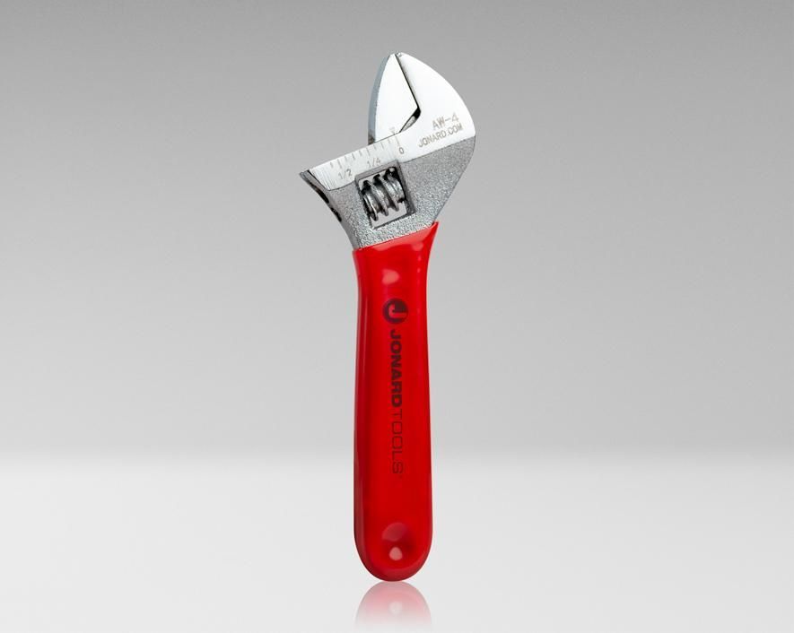 Llave Ajustable 4” con Mordazas Extra Anchas | Jonard Tools | AW-4
