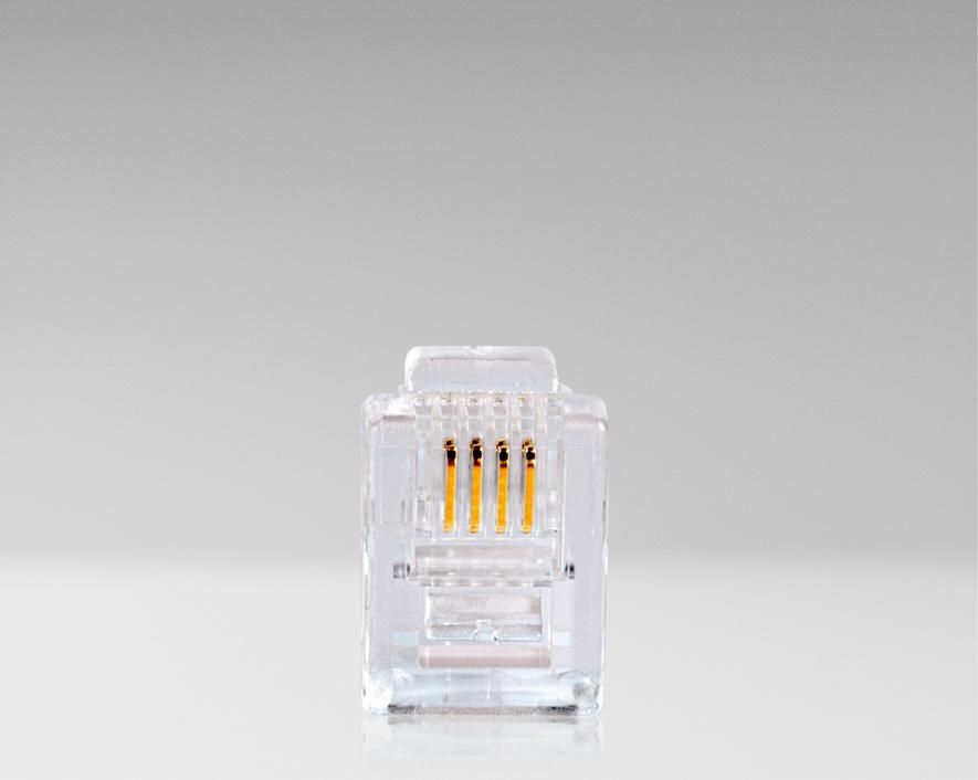 Conectores de Paso RJ11 (100 pzas) | Jonard Tools | RJ11-100