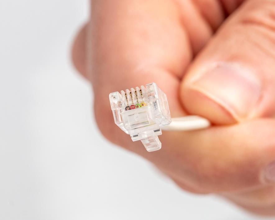 Conectores de Paso RJ11 (100 pzas) | Jonard Tools | RJ11-100