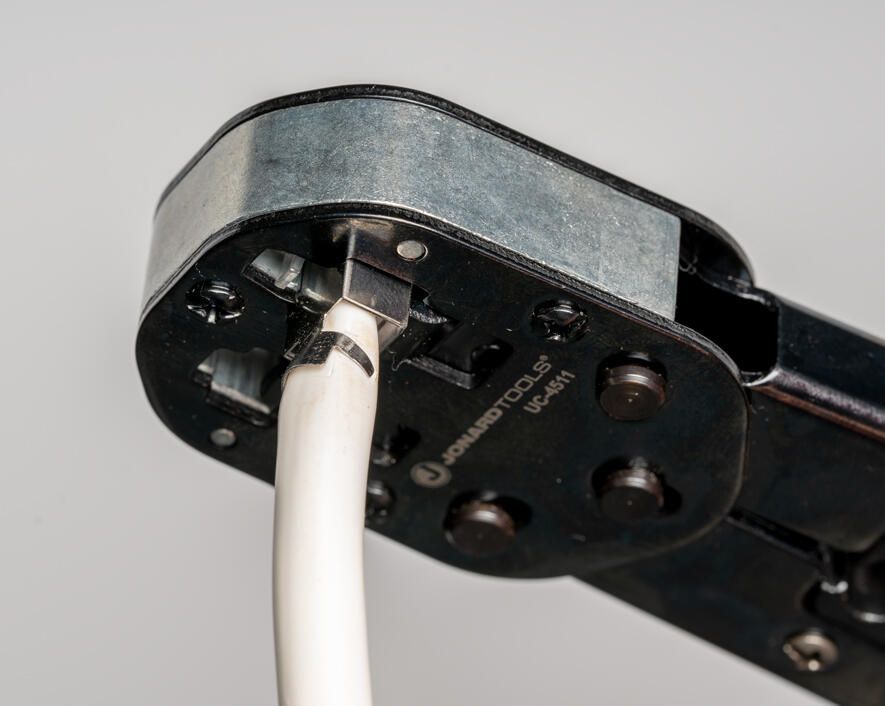 Conectores RJ45 CAT6A Blindado | Soporte para Crimpado | Jonard Tools | RJ456A-SC