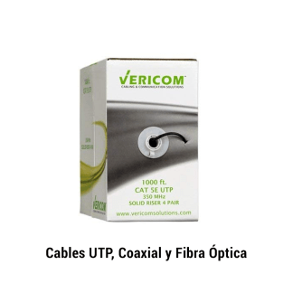 Cables UTP, Coaxial y Fibra Óptica