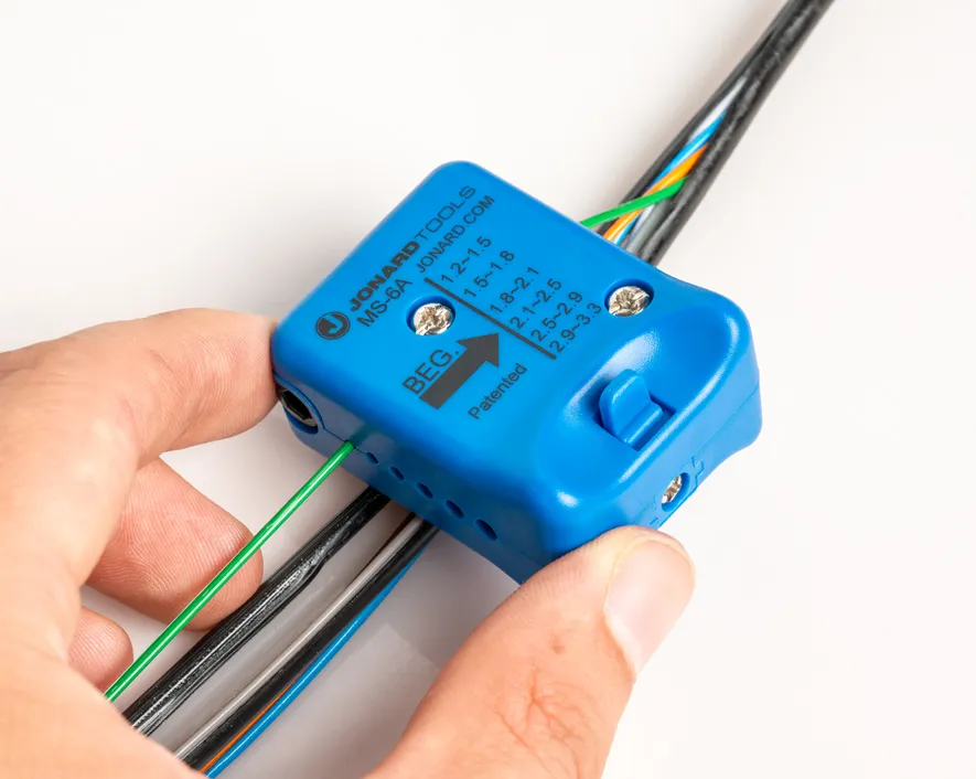 Cortadora de sección intermedia para fibra soplada con aire (1,2 mm-3,3 mm) | Jonard Tools | MS-6A - Imagen 4