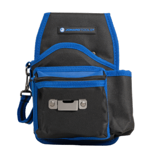 Bolsa de herramientas de 12 bolsillos con correa para cinta métrica | Jonard Tools | H-120