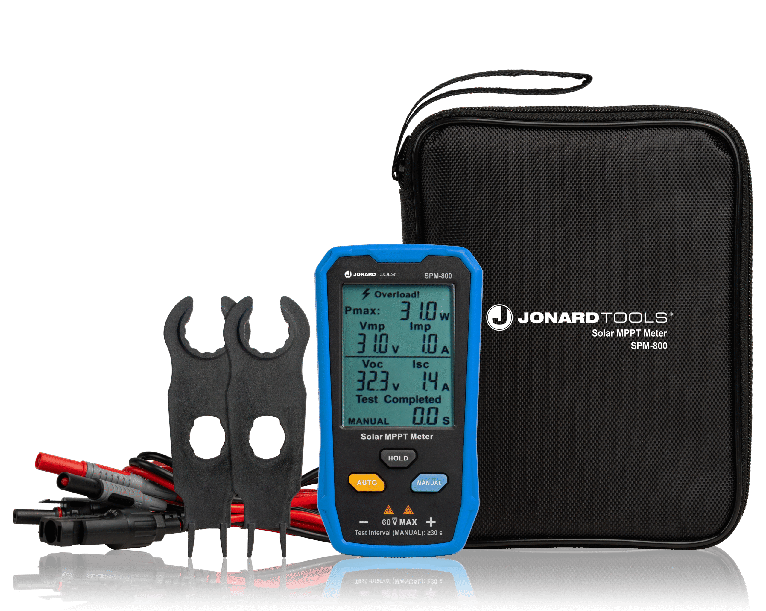 Probador de paneles solares, medidor de potencia MPPT de 800 W | Jonard Tools | SPM-800