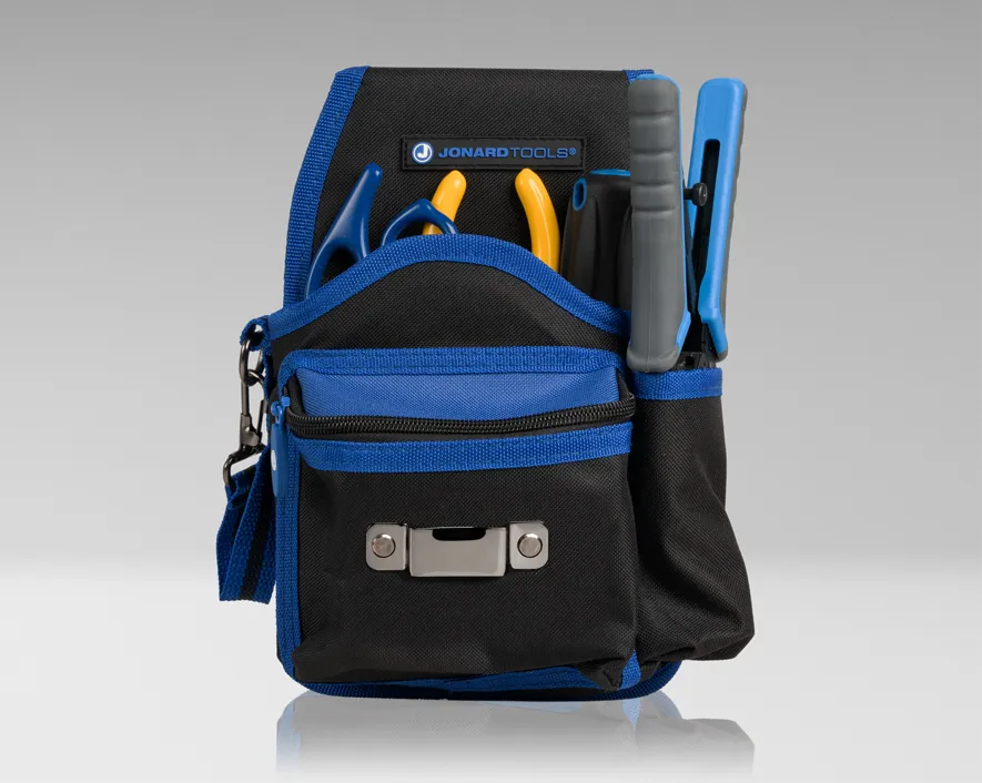 Bolsa de herramientas de 12 bolsillos con correa para cinta métrica | Jonard Tools | H-120 - Imagen 3